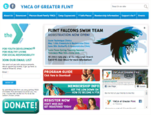 Tablet Screenshot of flintymca.com